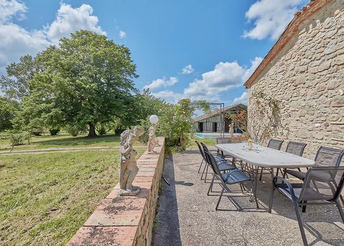 Le Moutou - Maison Avec Piscine Ferienhaus Tombeboeuf